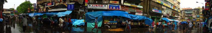 A Kolkatta street after the rain